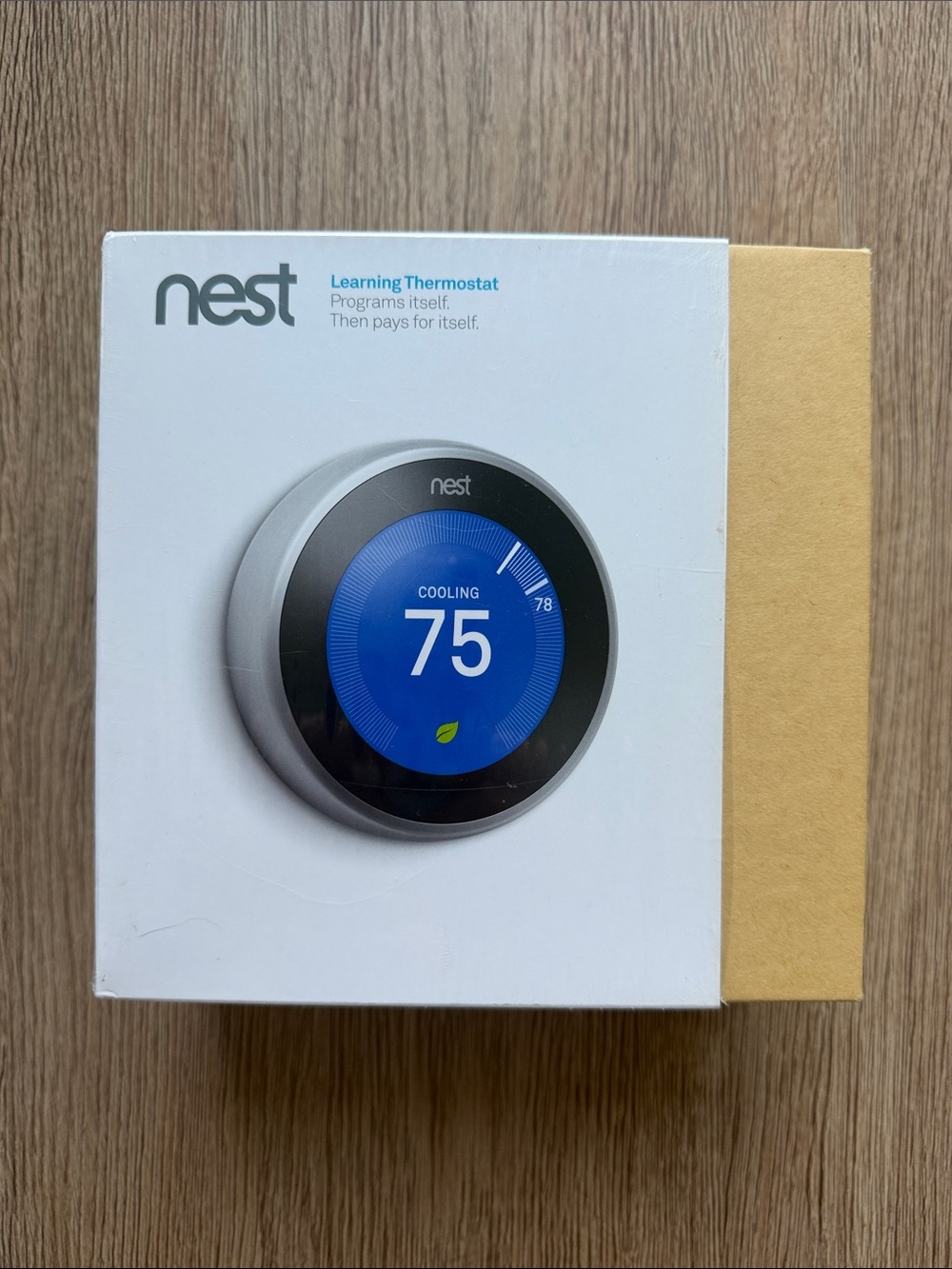 Nest Learning Thermostat 3rd Generation T3007ES Stainless Steel NEW Sealed